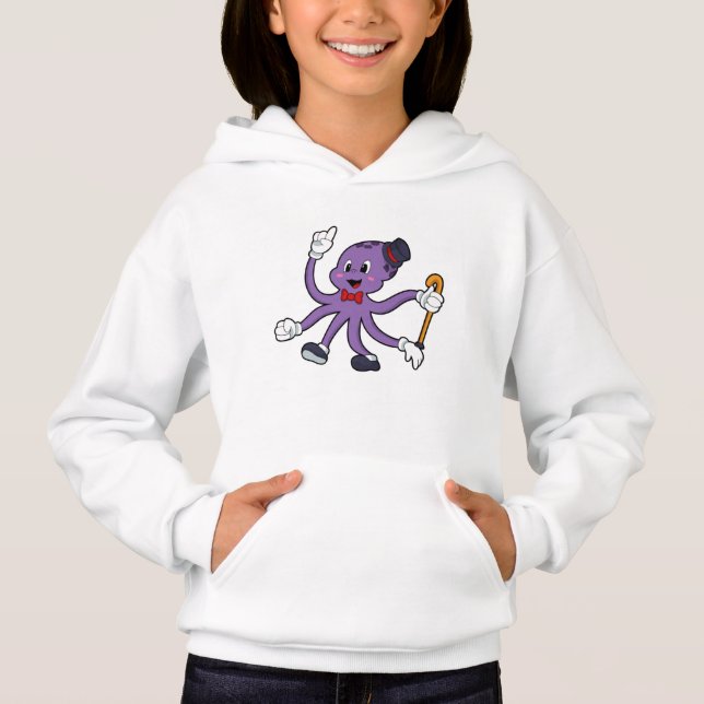 Octopus comme magicien avec Casquette (Devant)