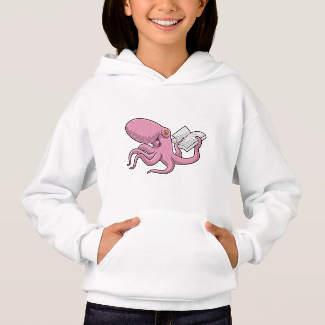 Octopus Nerd avec le livre (Devant)