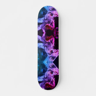 Octopus violet Abstrait, 7 3/4" Skateboard Deck