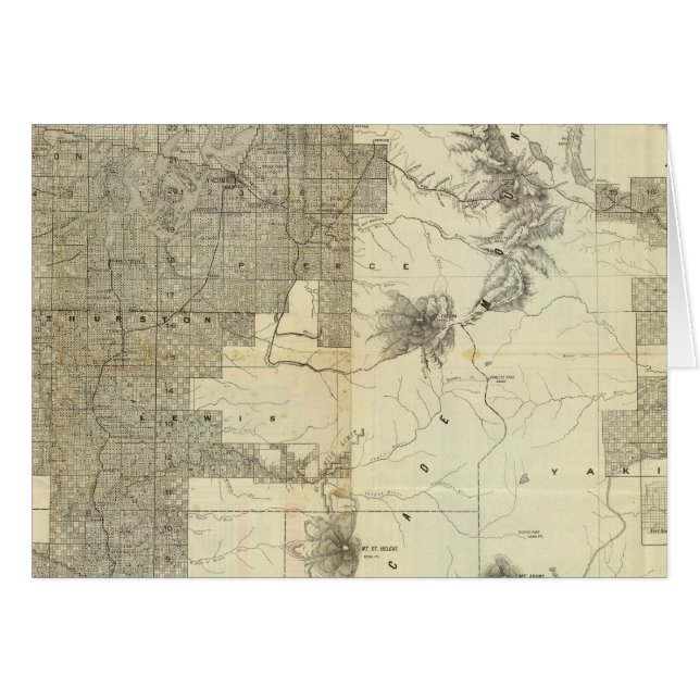 Octroi de terres Washington et Oregon (Devant horizontal)