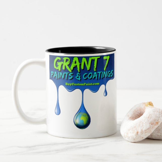 Octroyer 7 SEUL LOGO Café Mug (Avec donut)