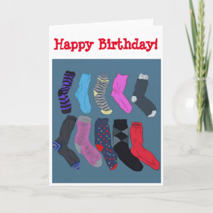 Odd Chaussettes Carte Anniversaire
