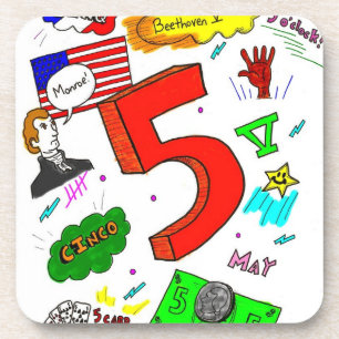 Ode à cinq Dessous de verre - Set 6