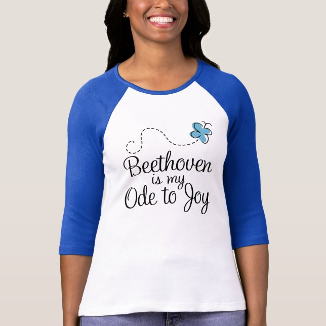 Ode de Beethoven au T-shirt de joie (Devant)