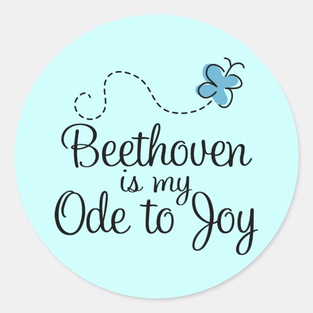 Ode To Joy Sticker Beethoven (Devant)