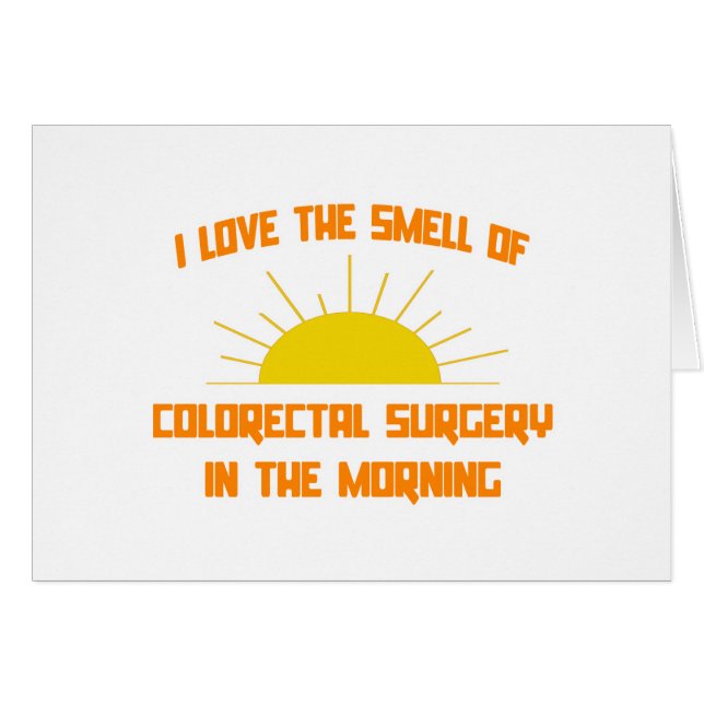 Odeur de chirurgie colorectale le matin (Devant horizontal)