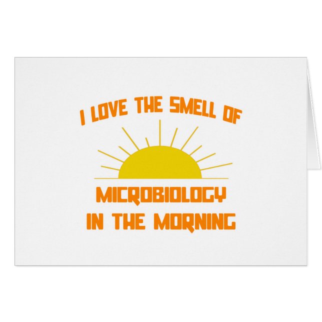 Odeur de microbiologie le matin (Devant horizontal)