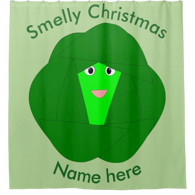 Odeur Noël Bruxelles Sprout rideau de douche (Devant)