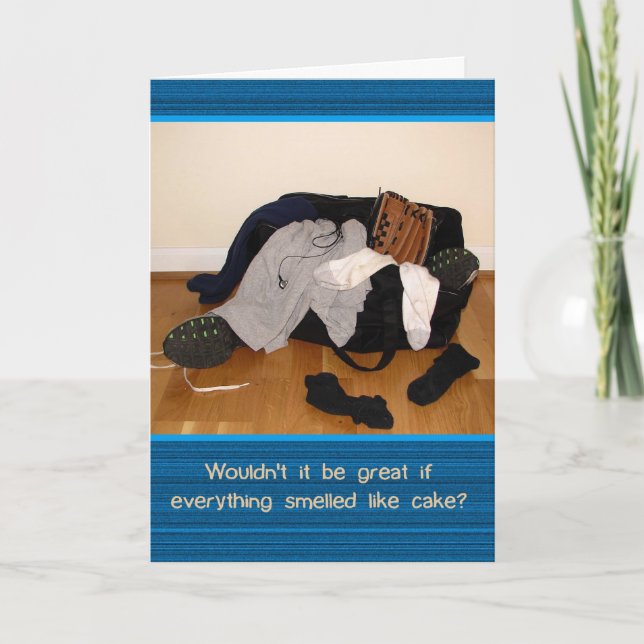 Odeurs comme Anniversaire Gâteau Carte de voeux am (Devant)