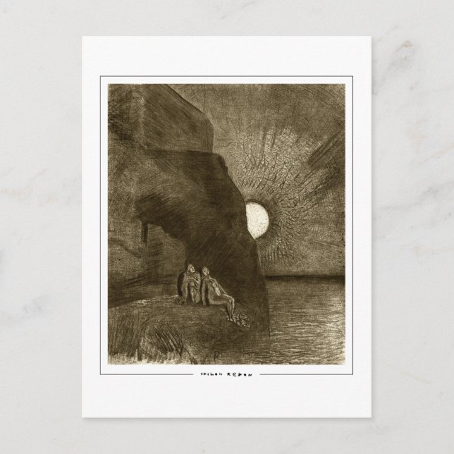 Odilon Redon #678 - Carte postale d'art fin (Devant)