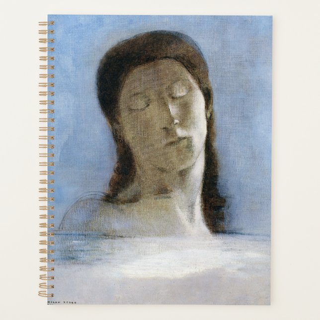 Odilon Redon, les yeux fermés 1890  (Devant)