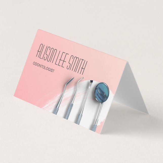 Odontologue Carte de visite dentaire (Devant)