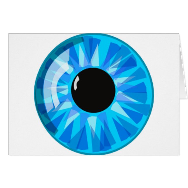 Oeil bleu (Devant horizontal)