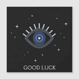 Oeil bleu, protection des yeux mauvais, bonne chan