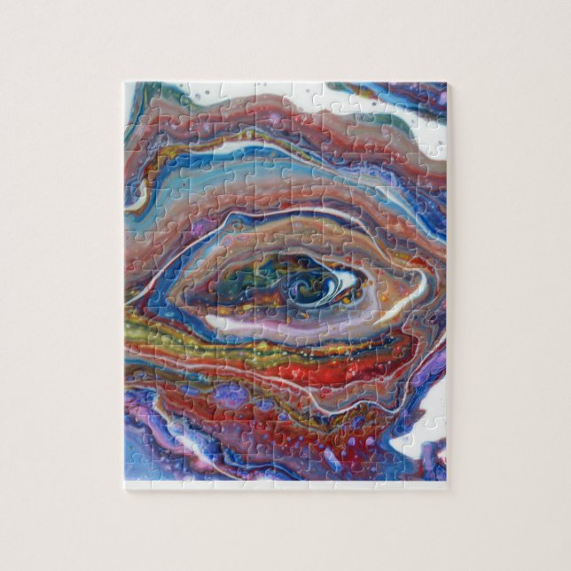 Oeil cosmique du puzzle d'univers (Vertical)