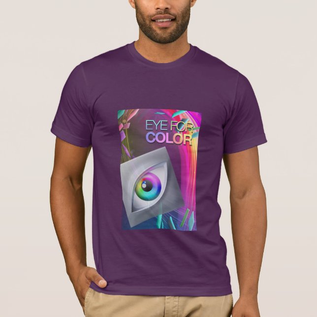 Oeil d'alt pour le T-shirt de couleur (Devant)