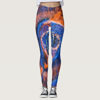 Oeil de chat Nebula hardies leggings colorés