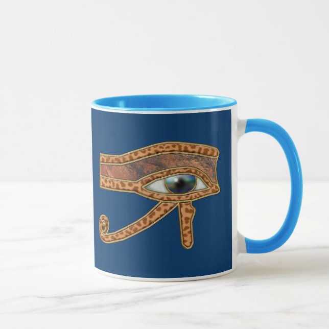 Oeil de Horus Mug de l'art égyptien antique (Droite)