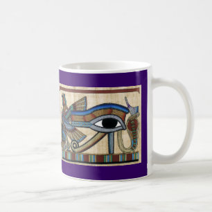 Oeil de Horus Mug de l'art égyptien antique