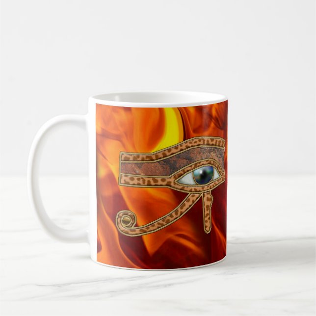 Oeil de Horus Mug de l'art égyptien antique (Gauche)