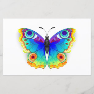 Oeil de paon arc-en-ciel