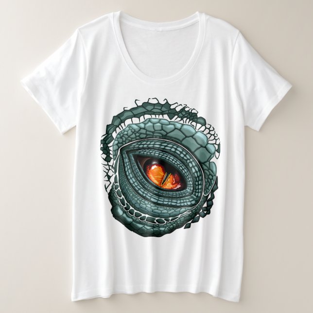 Œil de prédateur reptile primal (Design devant)