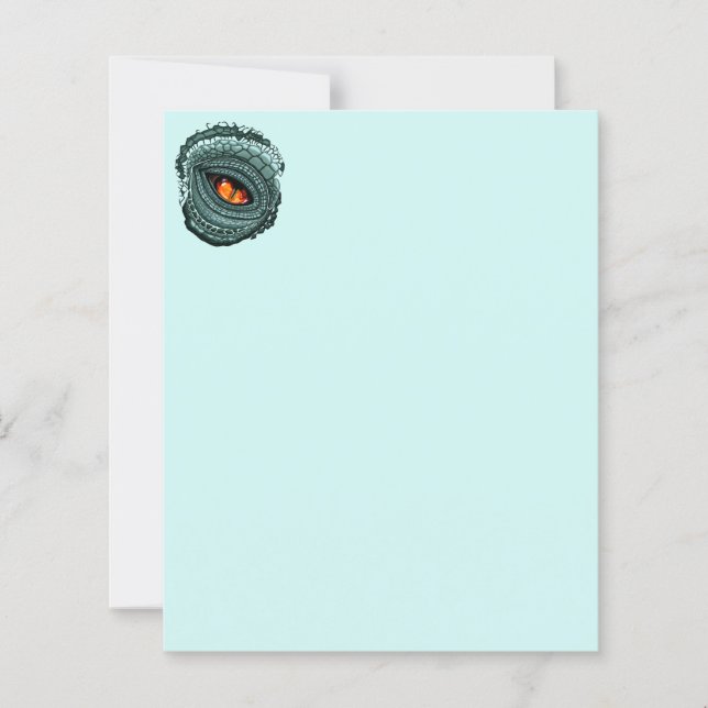 Œil de prédateur reptile primitif (Devant)