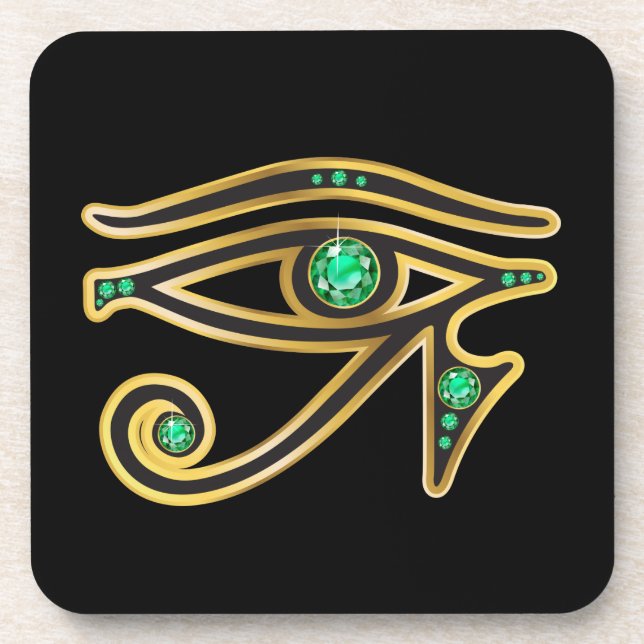 OEil d'émeraude de Ra dans le Dessous de verre de  (Devant)