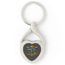 Œil d'Horus Ancienne Egypte Porte-clés en forme de