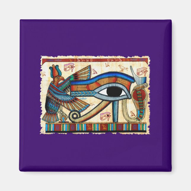 OEIL D'HORUS Collection Magnet D'Art Égyptien (Devant)
