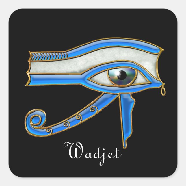 OEIL D'HORUS Stickers D'Art Égyptien Wadjet (Devant)