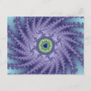 Oeil tourbillonnant - Carte postale fractale