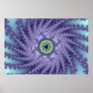 Oeil tourbillonnant - Poster fractal