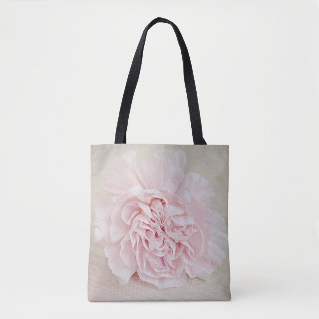 Oeillet assez rose tout plus de - imprimez le sac (Devant)