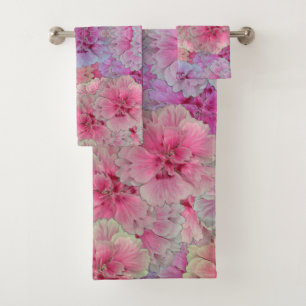 Oeillets roses au style vintage