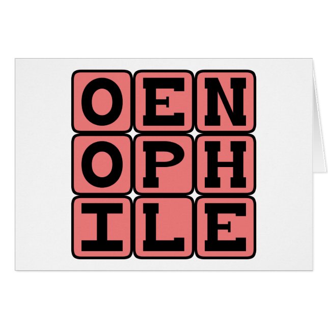 Oenephile, Amateur de Vin (Devant horizontal)