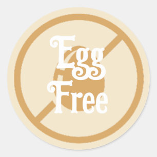 Oeuf Allergie Oeuf Sans avertissement Étiquette Al