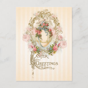 Oeuf céleste - Carte postale de voeux de Pâques