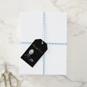 Oeuf de Pâques brillant - étiquette cadeau