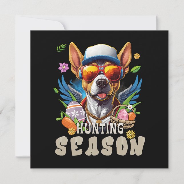 Œuf de Pâques Cerf Saison de Chasse (Devant)