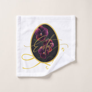Œuf de Pâques doré et Iris élégant