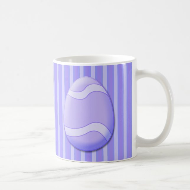 Oeuf de Pâques (pourpre), Mug de café (Droite)