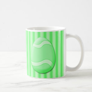 Oeuf de Pâques (vert) Mug de café