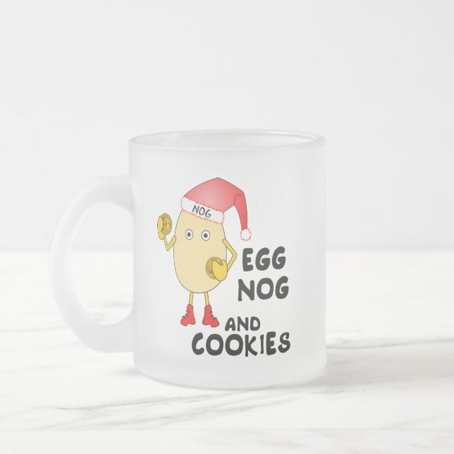 Oeuf de Santa Hat Nog Mug (Gauche)