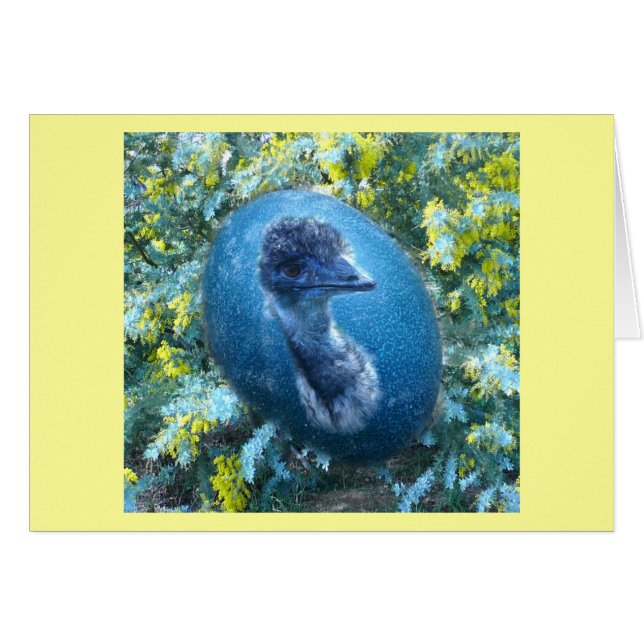 Oeuf Emu, Faune (Devant horizontal)