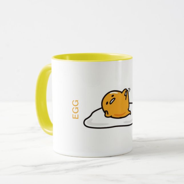 Oeuf Mug (poignée colorée) (Devant gauche)