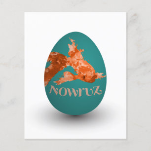 oeuf peint à la morue de nowruz