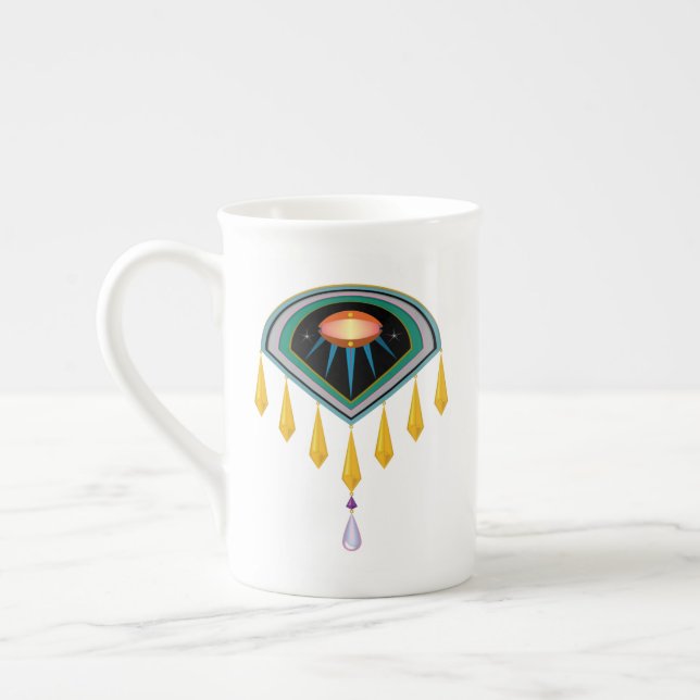 Oeuf spatial déco os Chine Mug (Gauche)