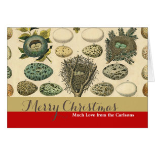 OEuf vintage Nid Art Peinture OEufs