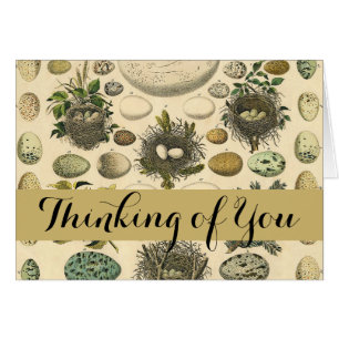 OEuf vintage Nid Art Peinture OEufs